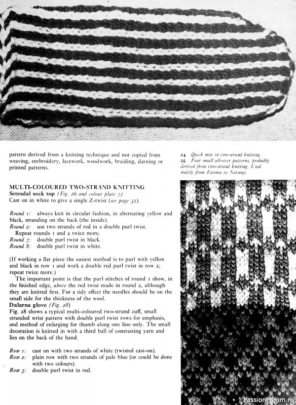 Вязаные проекты в раритетной книге «Traditional Scandinavian Knitting»
