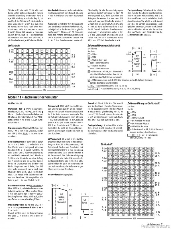 Вязаные проекты в журнале «Meine Strickmode MS123 2023»