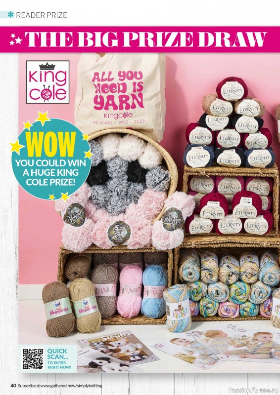 Вязаные проекты в журнале «Simply Knitting №278 2026»