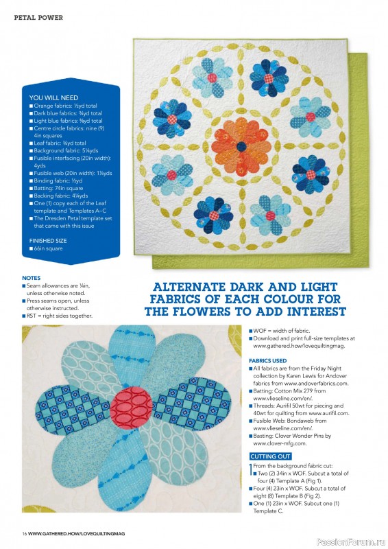 Коллекция проектов для рукодельниц в журнале &laquo;Love Patchwork & Quilting №159 2026&raquo;