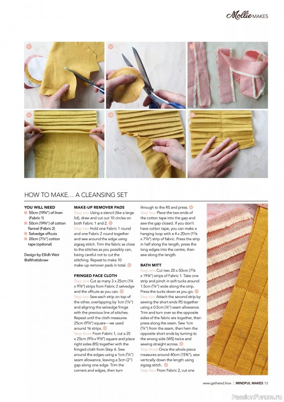 Коллекция проектов для рукодельниц в журнале &laquo;Mollie Makes - Mindful Crafting 2026&raquo;