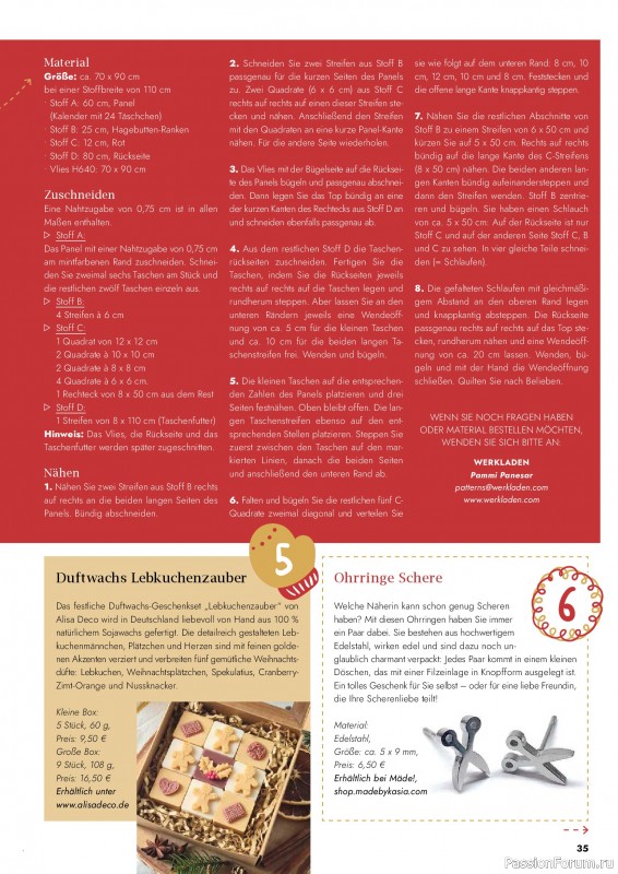 Коллекция проектов для рукодельниц в журнале «Nähen & Patchwork №6 2026»