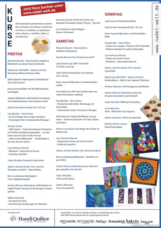 Коллекция проектов для рукодельниц в журнале &laquo;Patchwork & Nahen №3 2026&raquo;