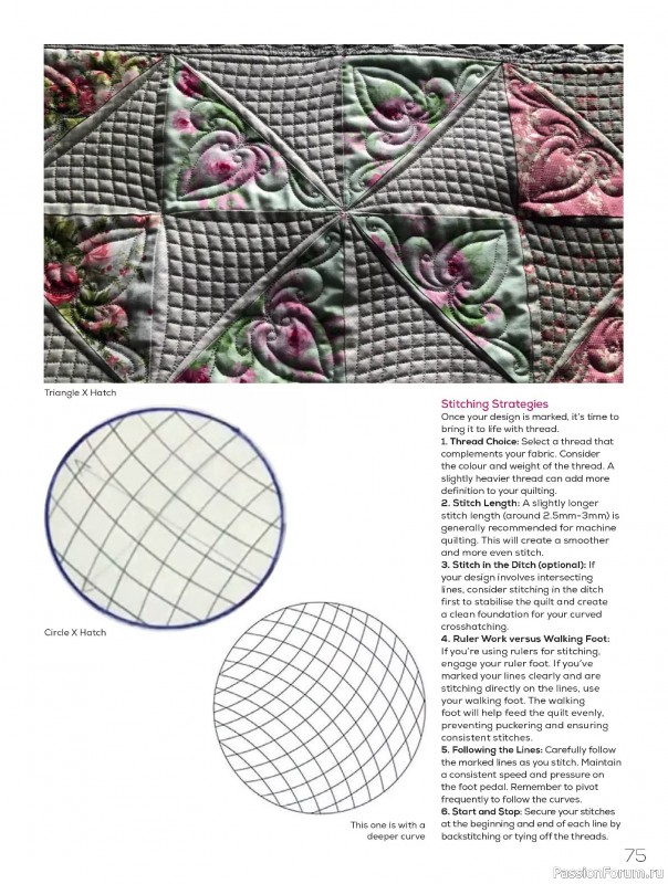 Коллекция проектов для рукодельниц в журнале «Quilters Companion №133 2025»