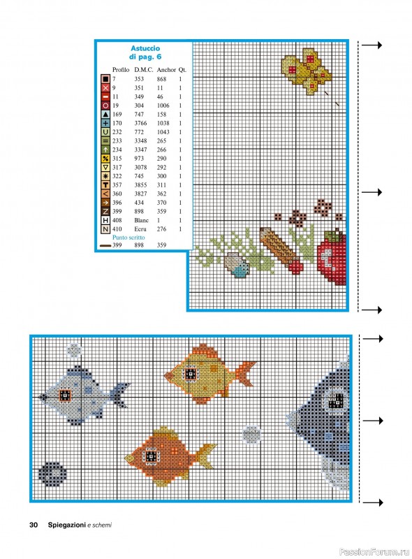 Коллекция вышивки в журнале &laquo;Profilo Punto Croce Bebe №1 2026&raquo;