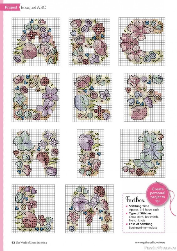 Коллекция вышивки в журнале «The World of Cross Stitching №336 2023»