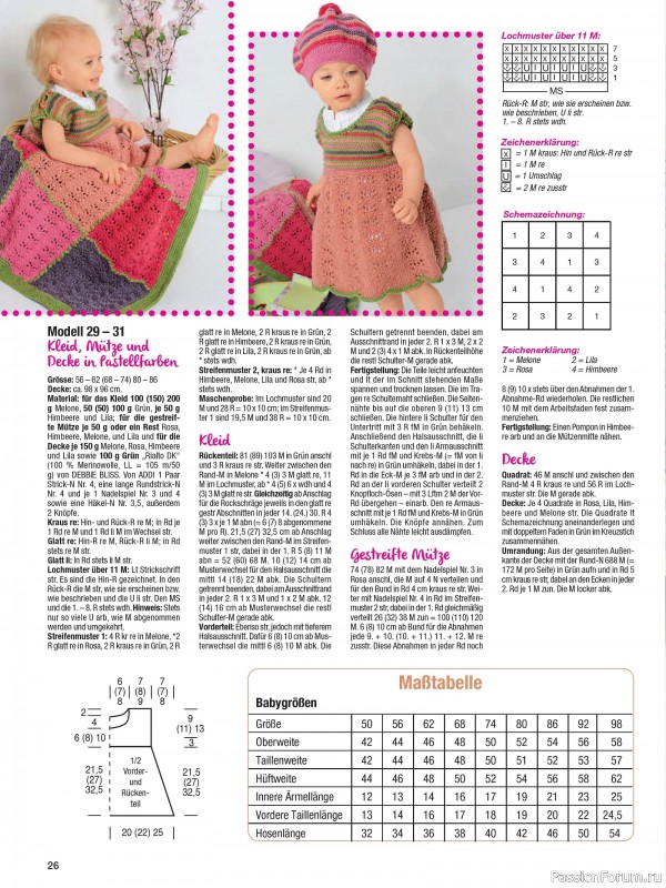 Вязаные модели для детей в журнале «Baby Strick №3 2025»