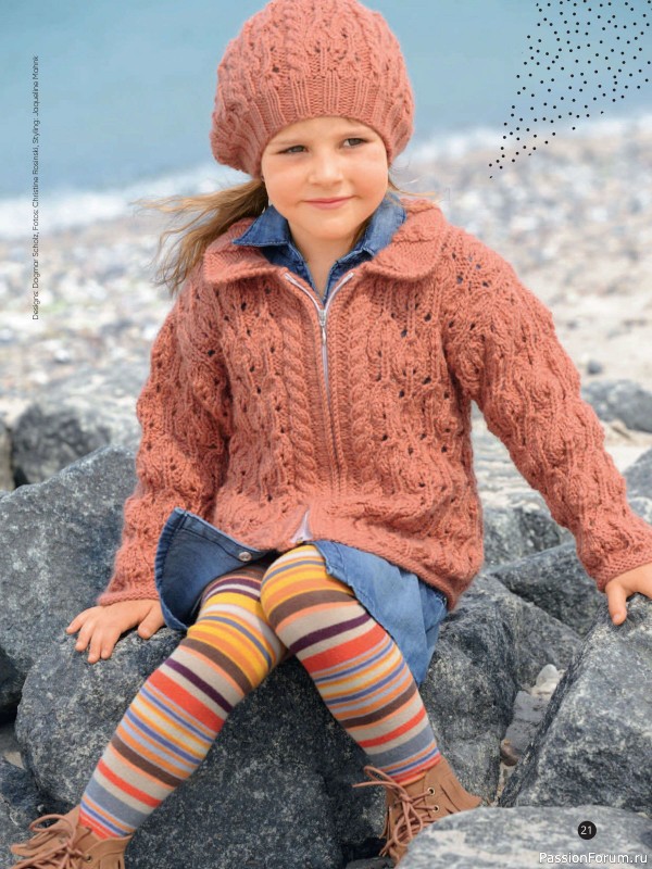 Вязаные модели для детей в журнале «Kinder Maschenmode №3 2024»