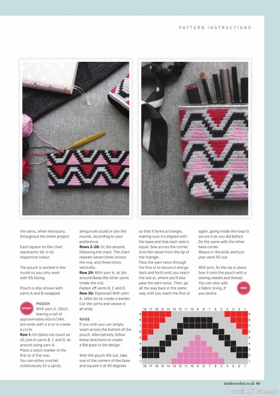 Вязаные проекты крючком в журнале &laquo;Inside Crochet №185 2025&raquo;