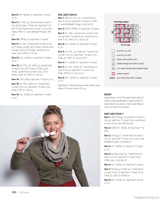 Вязаные проекты в книге &laquo;100 Knits: Interweave's Ultimate Pattern Collection&raquo;. Часть 1