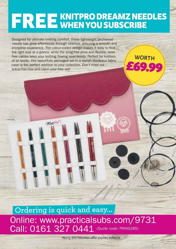 Вязаные проекты в журнале «Knit Now №189 2025»