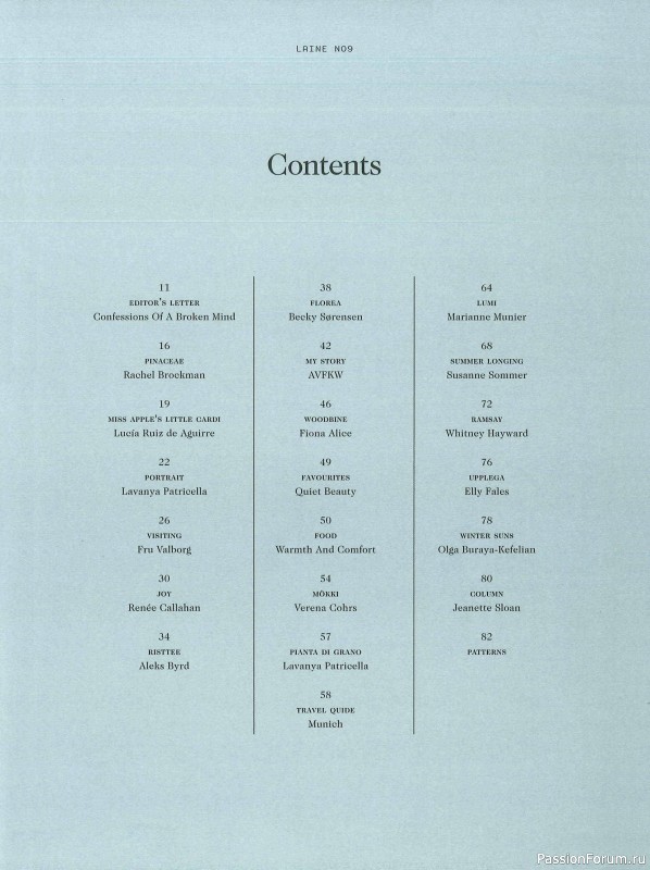 Вязаные проекты в журнале «Laine Magazine №9 2019 Autumn-Winter»