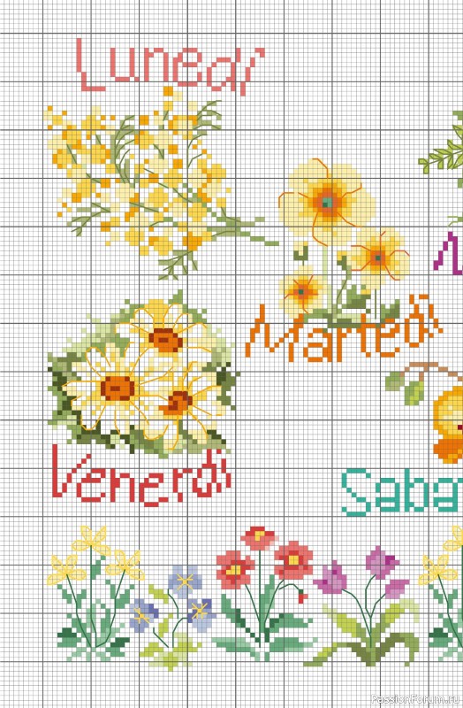 Коллекция проектов для рукодельниц в журнале &laquo;A Punto Croce Fiori - Marzo 2026&raquo;