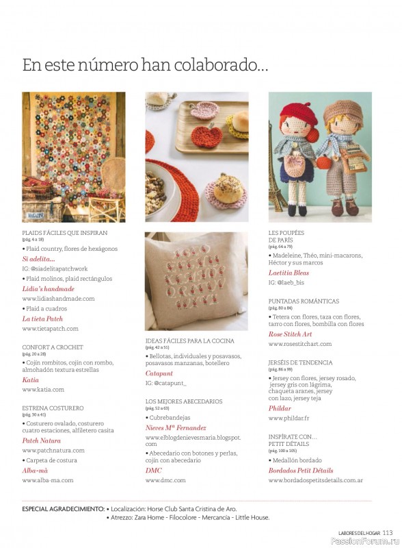 Коллекция проектов для рукодельниц в журнале &laquo;Labores del hogar №794 2026&raquo;