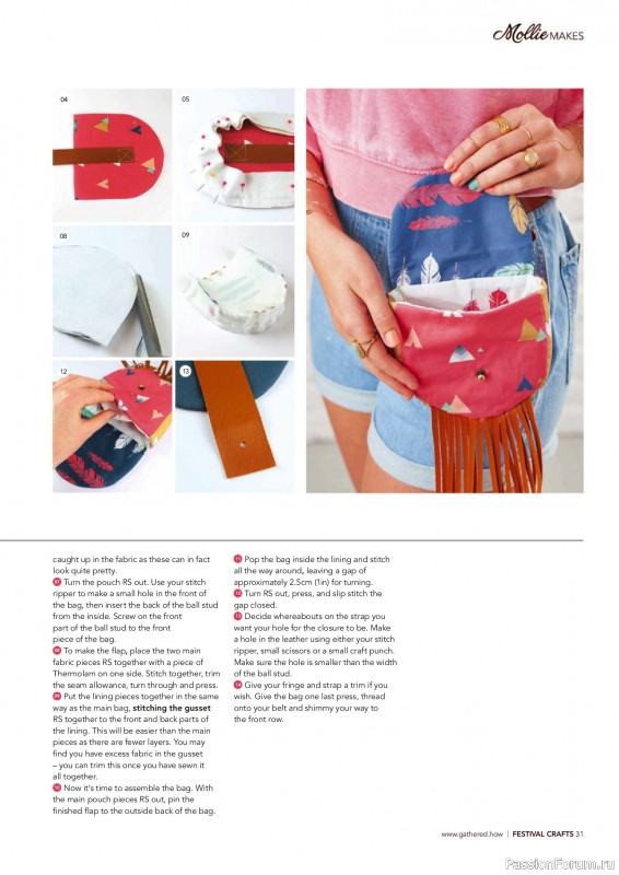 Коллекция проектов для рукодельниц в журнале «Mollie Makes - Festival Crafts 2026»