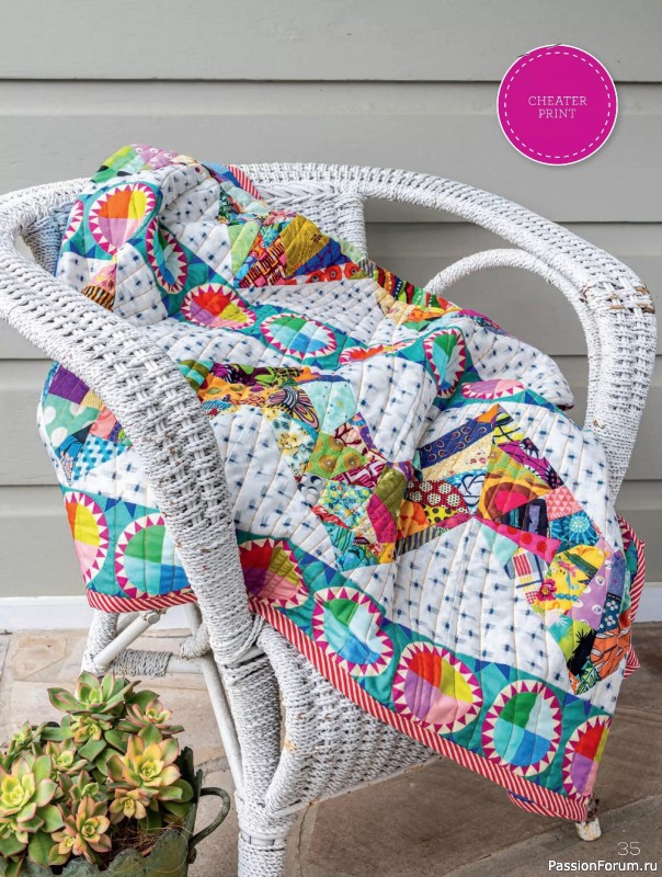 Коллекция проектов для рукодельниц в журнале «Quilters Companion №136 2025»