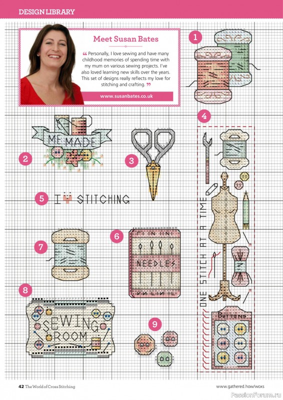 Коллекция вышивки в журнале &laquo;The World of Cross Stitching №370 2026&raquo;