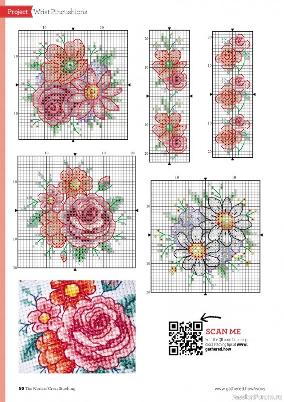 Коллекция вышивки в журнале «The World of Cross Stitching №375 2026»