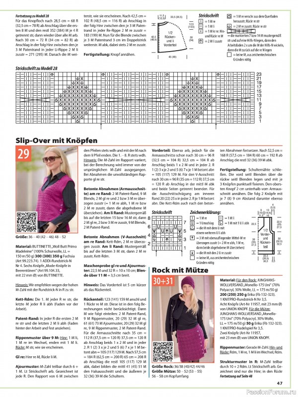Вязаные модели в журнале «Sabrina №10 2025 German»