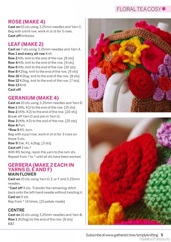 Вязаные проекты крючком в журнале «Simply Knitting №264 2025»