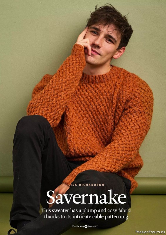 Вязаные проекты спицами в журнале «The Knitter №197 2023»