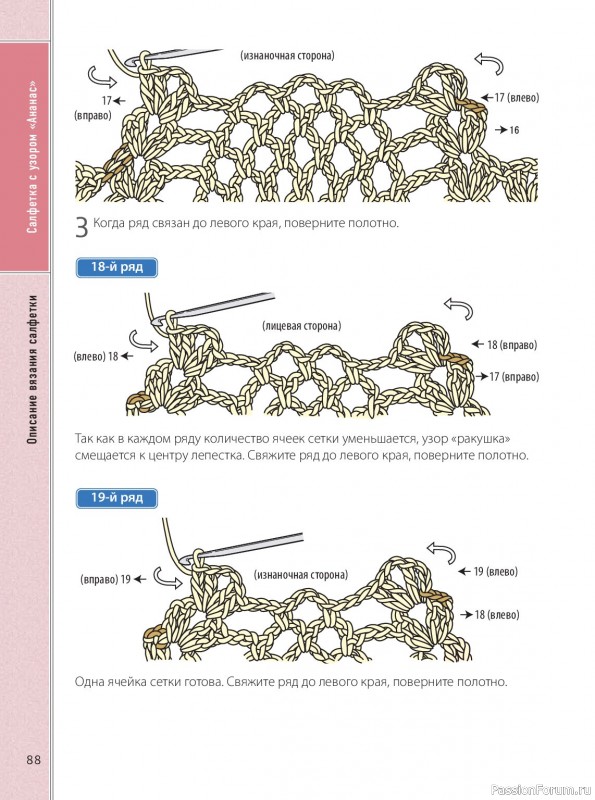 Вязаные проекты в книге &laquo;Ажурное вязание крючком&raquo;.