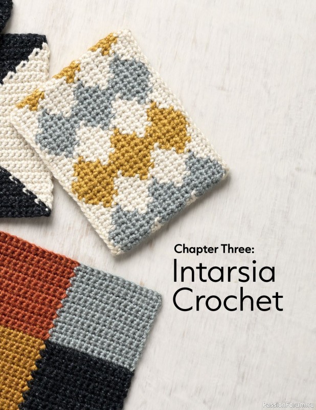Вязаные проекты в книге «Modern Guide to Colorwork Crochet».