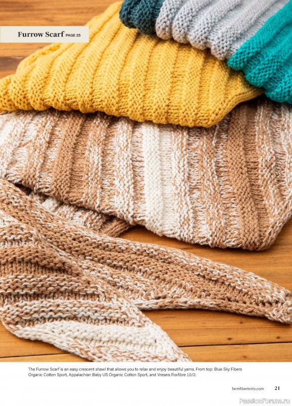 Вязаные проекты в журнале «Farm & Fiber Knits - Summer 2026»