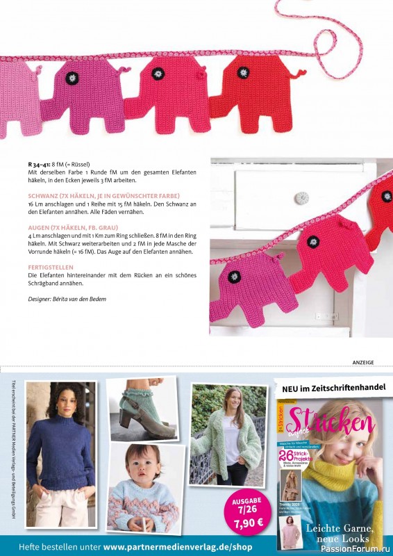 Вязаные проекты в журнале «Hakeln das MaschenMagazin №55 2026»