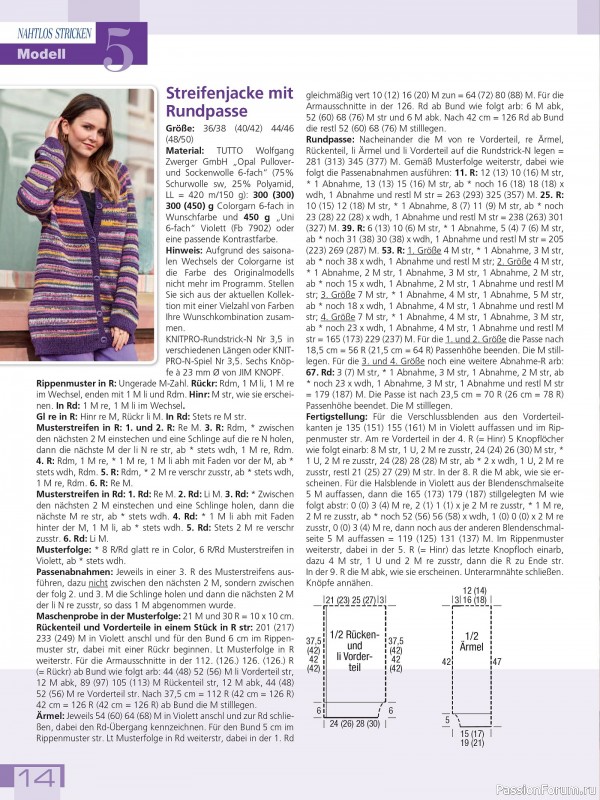 Вязаные проекты в журнале «Meine Strickmode Sonderheft MS186 2025»