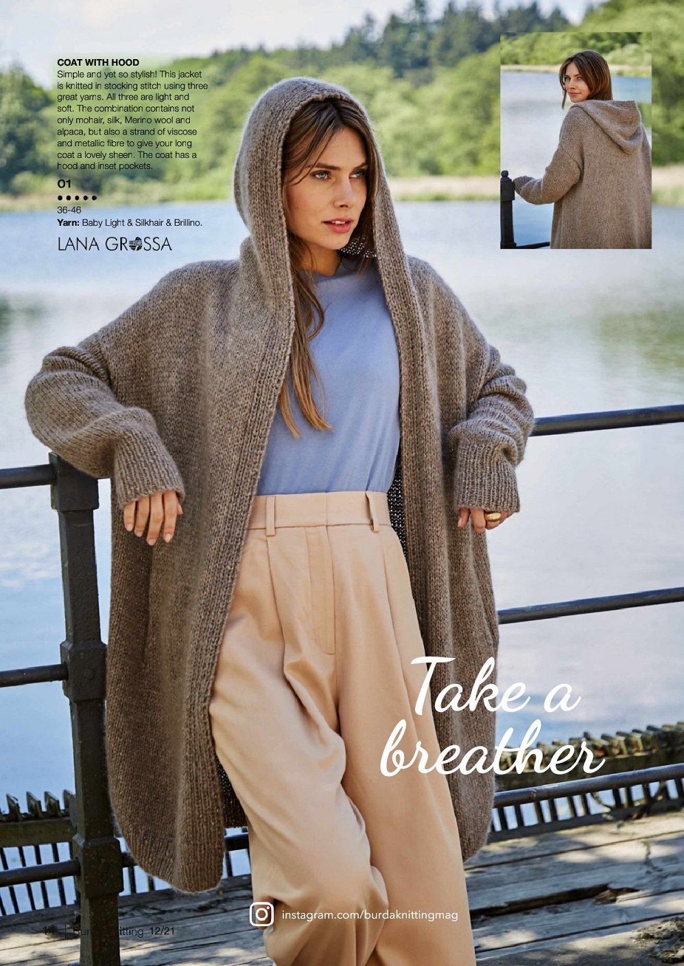 Модели спицами в журнале "Burda Knitting" №12 2021 Модели спицами в журнале "Burda Knitting" №12 2021
