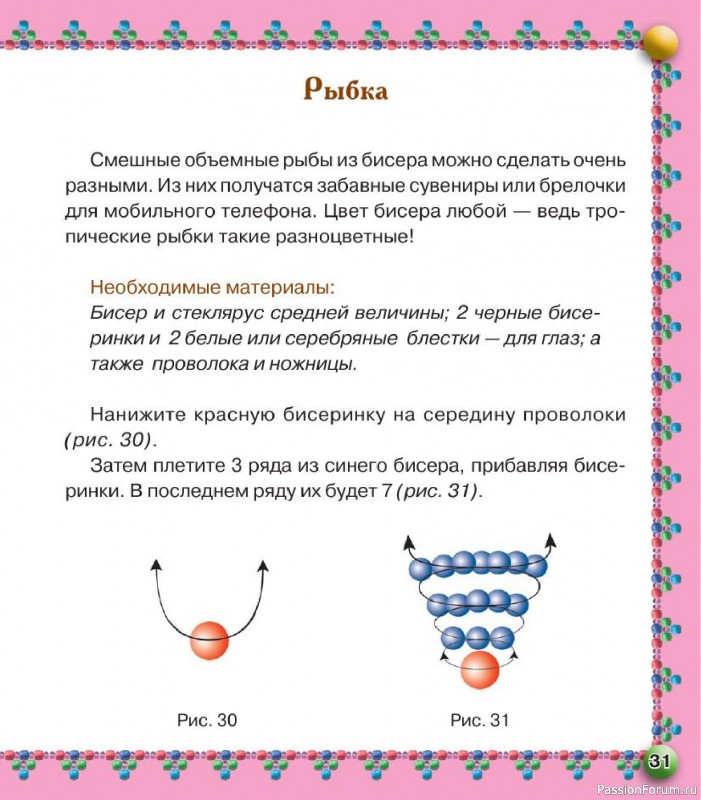 Коллекция проектов для рукодельниц в книге «Бисер. Оригинальные поделки»
