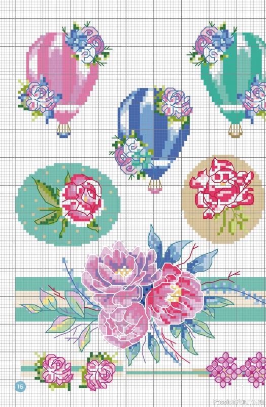 Коллекция проектов для рукодельниц в журнале &laquo;A Punto Croce Fiori - Marzo 2026&raquo;