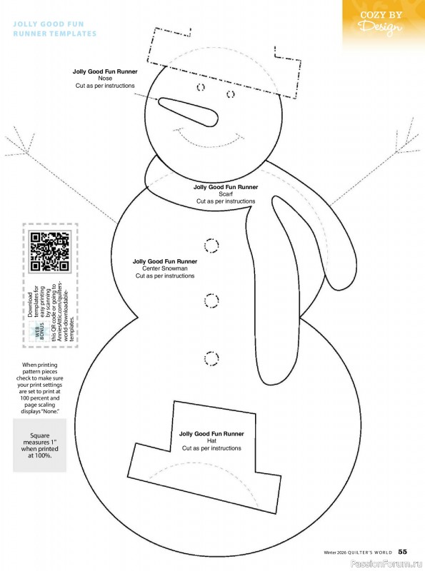 Коллекция проектов для рукодельниц в журнале «Quilter's World - Winter 2026»