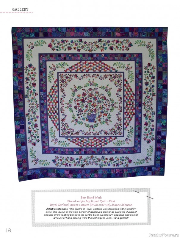 Коллекция проектов для рукодельниц в журнале «Quilters Companion №135 2025»
