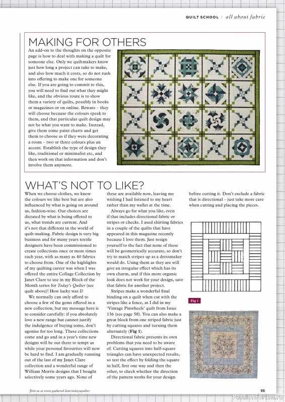 Коллекция проектов для рукодельниц в журнале &laquo;Todays Quilter №139 2026&raquo;