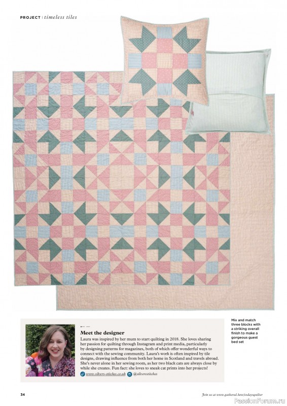 Коллекция проектов для рукодельниц в журнале «Todays Quilter №142 2026»