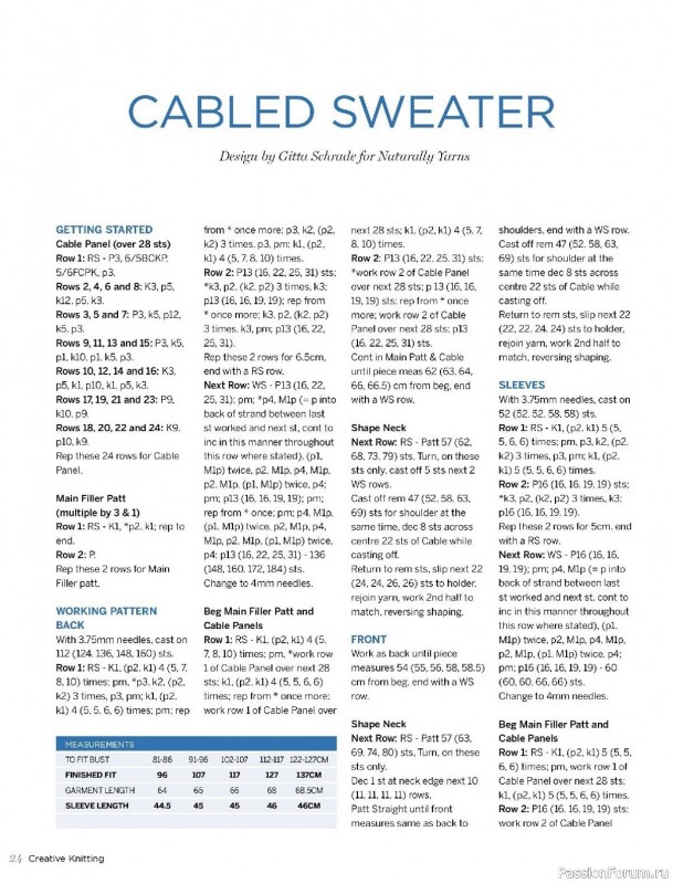 Вязаные модели спицами в журнале «Creative Knitting №81 2023»