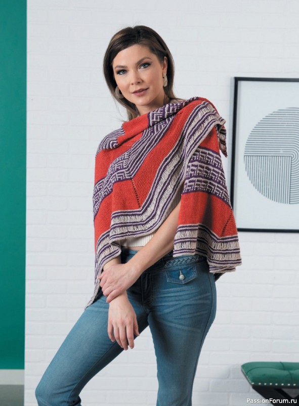 Вязаные модели спицами в журнале «Interweave Knits - Summer 2022»
