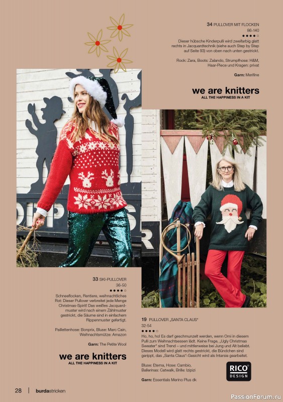 Вязаные модели в журнале «Burda Stricken №6 2023»