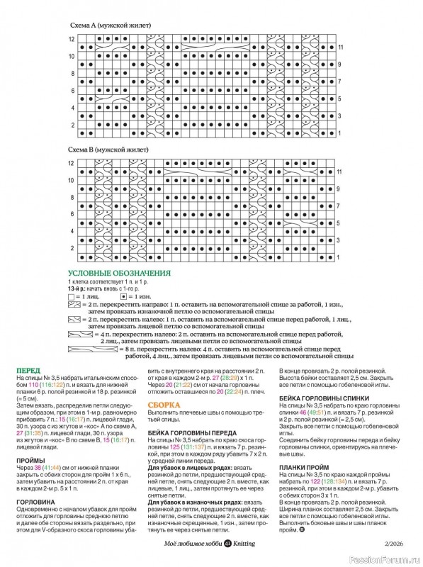 Вязаные модели в журнале &laquo;Knitting. Вязание №2 2026&raquo;