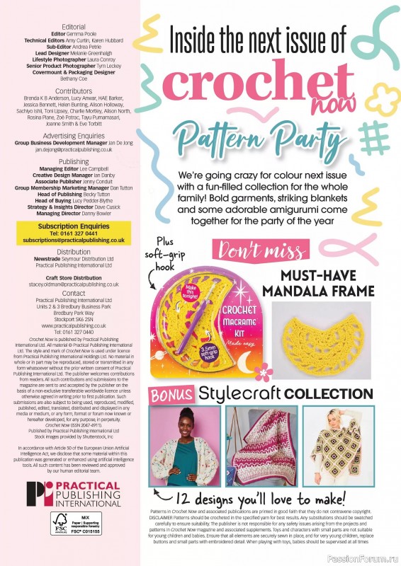 Вязаные проекты крючком в журнале &laquo;Crochet Now №129 2026&raquo;