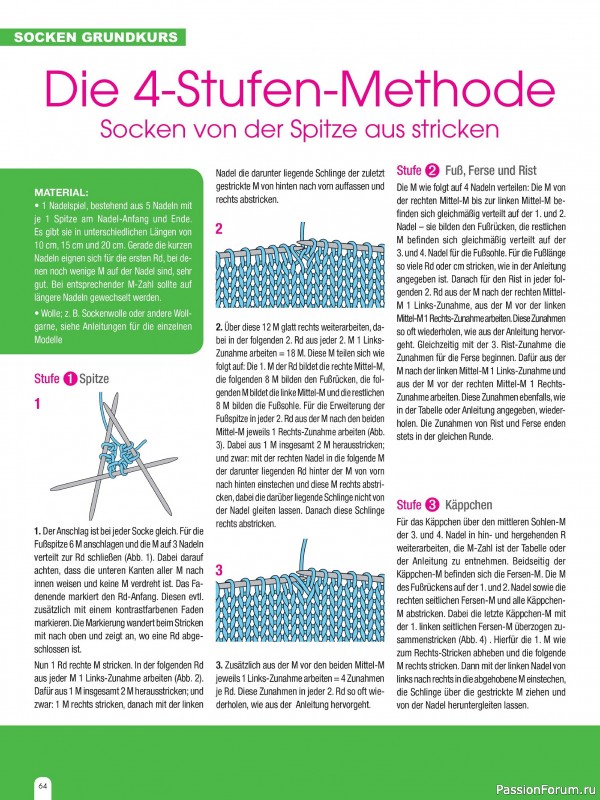 Вязаные проекты спицами в журнале «Hundert Seiten voller Ideen №4 2025»
