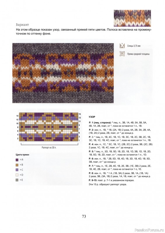 Вязаные проекты в книге &laquo;Библия многоцветных узоров Fair Isle&raquo;.