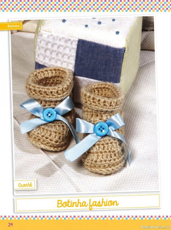 Вязаные проекты в журнале &laquo;Artesanato Simples Ed.83 Croche e Trico Bebe&raquo;