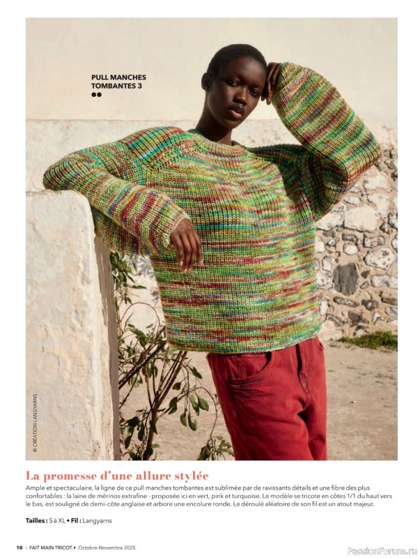 Вязаные проекты в журнале &laquo;Fait Main Tricot №57 2025&raquo;
