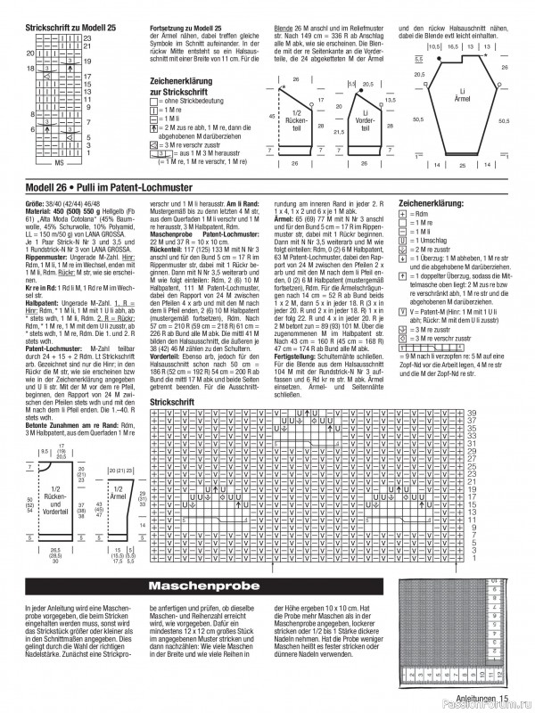 Вязаные проекты в журнале «Meine Strickmode Sonderheft MS222 2026»