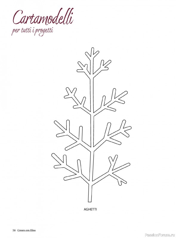 Коллекция проектов для рукодельниц в журнале «Creare Con Elisa №12 2025»