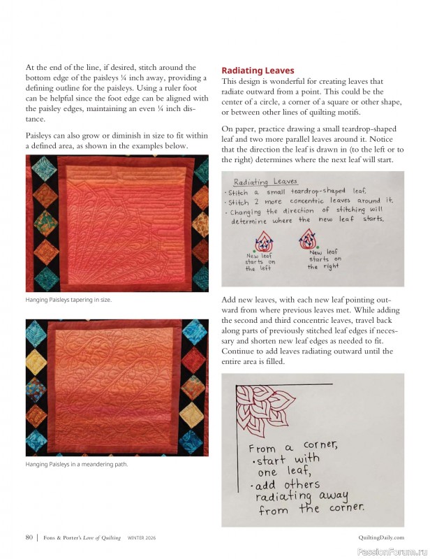 Коллекция проектов для рукодельниц в журнале «Fons & Porter's Love of Quilting - Winter 2026»