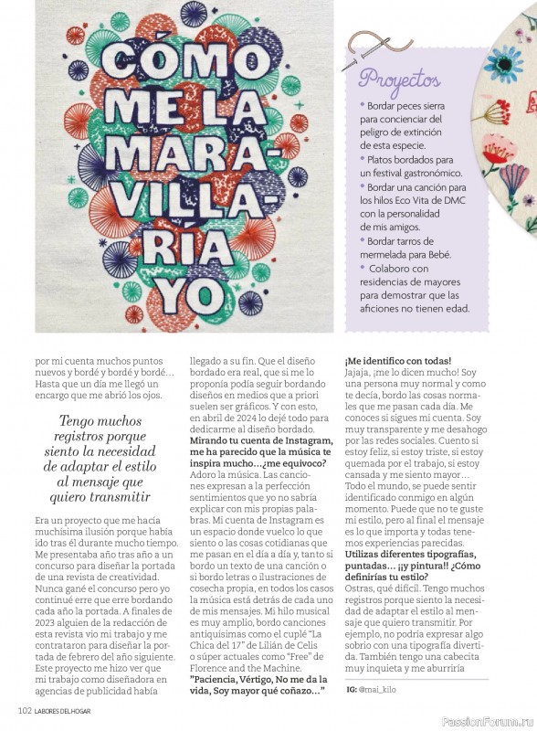 Коллекция проектов для рукодельниц в журнале &laquo;Labores del hogar №797 2026&raquo;